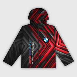 Женская ветровка BMW geometry stripes red