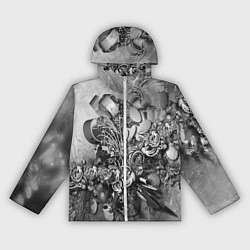 Женская ветровка Абстракция оптический узор