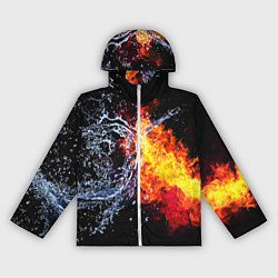 Женская ветровка Столкновения огня и воды