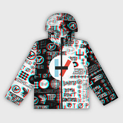 Женская ветровка Twenty one pilots glitch pattern