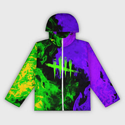 Женская ветровка Dead by daylight neon flame