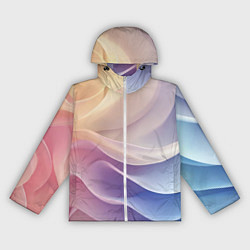 Женская ветровка Текстура с градиентом волны