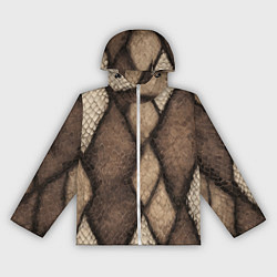 Женская ветровка Кожа змеи ромбы