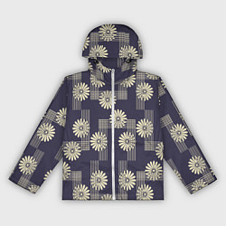 Женская ветровка Цветочный геометрический узор