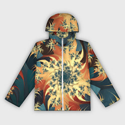 Женская ветровка Оптические узоры фракталы