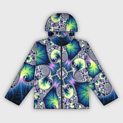 Женская ветровка Оптический фрактал абстрактные узоры