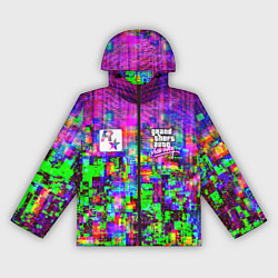 Женская ветровка Vice city glitch game