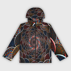 Женская ветровка Оптические волны абстракция