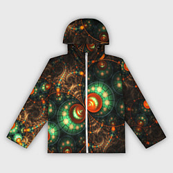 Женская ветровка Фрактальный узор абстрактный