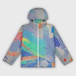 Женская ветровка Краска абстракция
