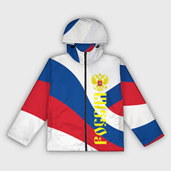 Женская ветровка Флаг России, паттерн