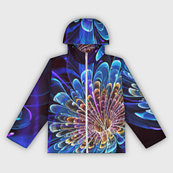 Женская ветровка Оптический цветок узор