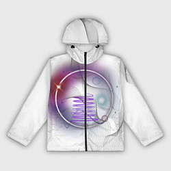 Женская ветровка Абстракция - круг