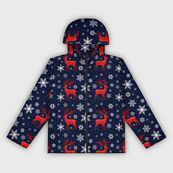 Женская ветровка Олени новогодние