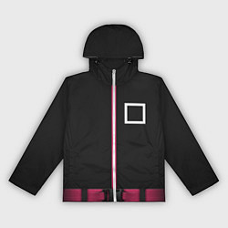 Женская ветровка Форма стражи - Квадрат Squid Game