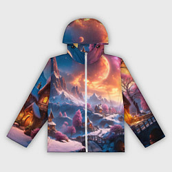 Женская ветровка Fantasy river village