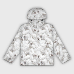 Женская ветровка Ёлка с шишками в рождественский мороз