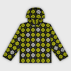 Женская ветровка Жёлто-белые звёзды на чёрном фоне