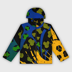 Женская ветровка Абстрактные пятна леопарда