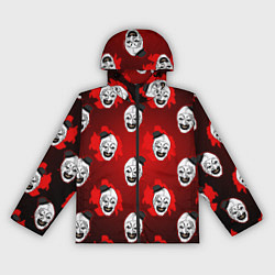 Ветровка с капюшоном женская Funny clown Art in blood, цвет: 3D-черный
