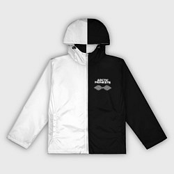 Женская ветровка Arctic Monkeys - черное и белое