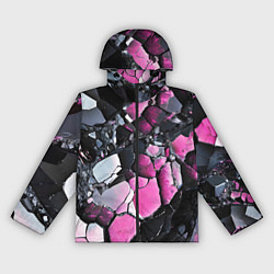 Женская ветровка Чёрно-розовый камень