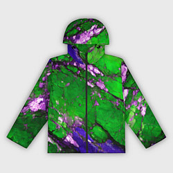 Ветровка с капюшоном женская A purple mineral in a green stone, цвет: 3D-черный