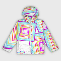Женская ветровка Абстрактные квадраты
