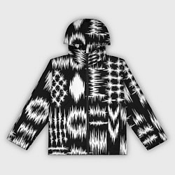 Женская ветровка Штриховка - геометрическая абстракция