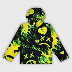 Женская ветровка Lil Peep кислотные автографы