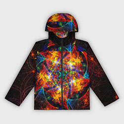 Женская ветровка Оптический дым текстура