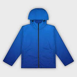 Женская ветровка Градиент лазурный синий