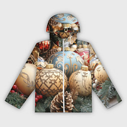 Женская ветровка Большие новогодние шары