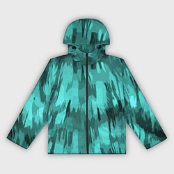 Женская ветровка Бирюзовый камуфляж
