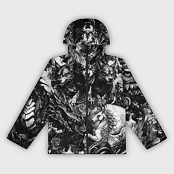 Женская ветровка Дракон и другие мифические существа в стиле тату