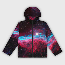 Ветровка с капюшоном женская Uy scuti star - neon space, цвет: 3D-черный