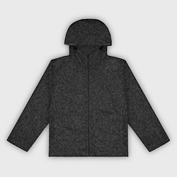 Женская ветровка Тёмный чёрно серый текстурированный