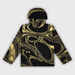 Женская ветровка Разводы в виде кругов и линий - текстура