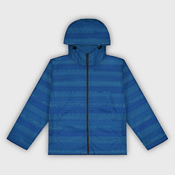 Женская ветровка Тёмный серо-синий полосатый