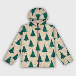 Женская ветровка Новогодняя ель