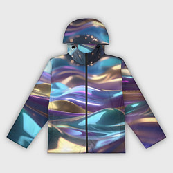 Женская ветровка Космические мягкие волны