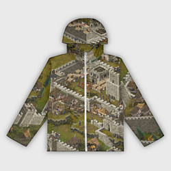Ветровка с капюшоном женская Stronghold Crusader Definitive Edition, цвет: 3D-белый