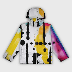 Женская ветровка Цветная абстракция - минимализм