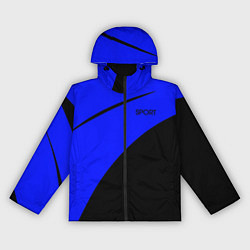 Женская ветровка Sport сине-чёрный