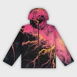 Женская ветровка Абстрактные молнии текстура