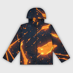 Женская ветровка Оранжевая краска в движении