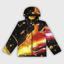 Женская ветровка Динамичная краска текстура