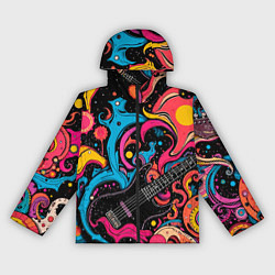 Женская ветровка Psychedelic abstract guitar
