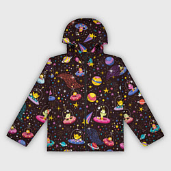 Женская ветровка Мультяшные космические обитатели