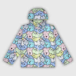 Женская ветровка Милые облачка мультяшные